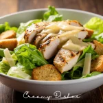 Classic Chicken Caesar Salad with Grilled Chicken and Parmesan